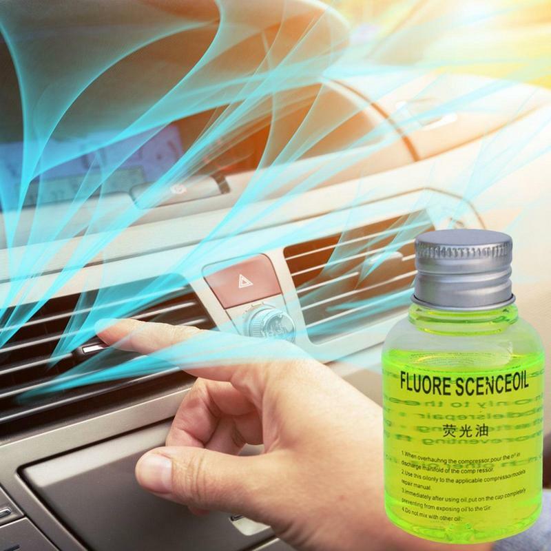 UV barwnik uniwersalny olej fluorescencyjny wykrywacz nieszczelności Test UV barwnik samochodowy klimatyzacja narzędzie do naprawy