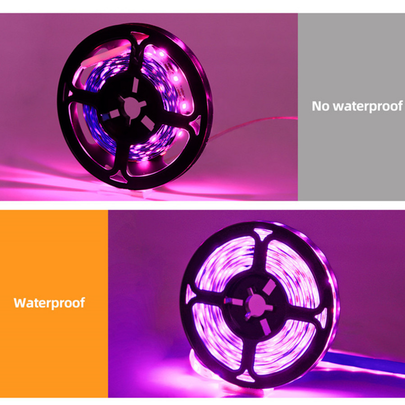 LED 풀 스펙트럼 조광 스트립 조명, 실내 식물 묘목 꽃, USB 식물 램프, 0.5m, 1m, 2m, 3m