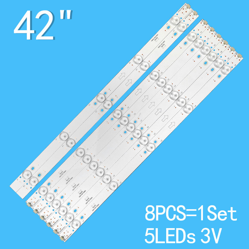 Strip LED untuk 42L20 42H130 LED42C750 LE42M12 Strip///YH1B/YH1A 42B2500-5EA-L/R