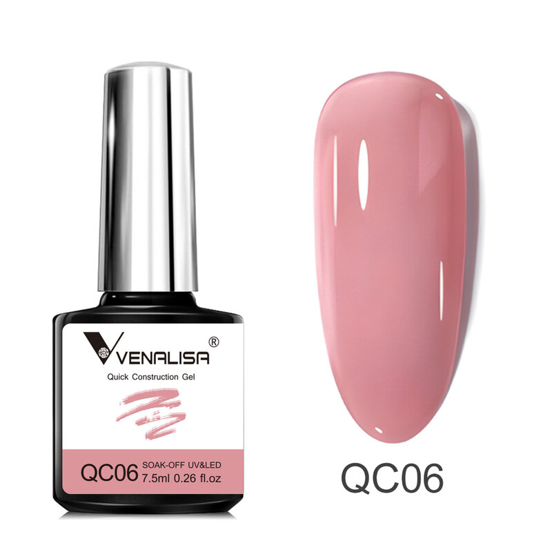 VENALISA 7,5 мл Быстросохнущий гель полупрозрачный Желейный Цвет Гель-лак для ногтей укрепляющий УФ-светодиодный розовый гель телесного цвета