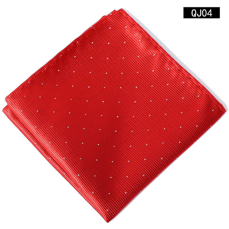 Darmowa wysyłka Ikepeibao Hanky cukierki kolor czerwony kropki męski modny, z kieszeniami kwadratowa chusteczka
