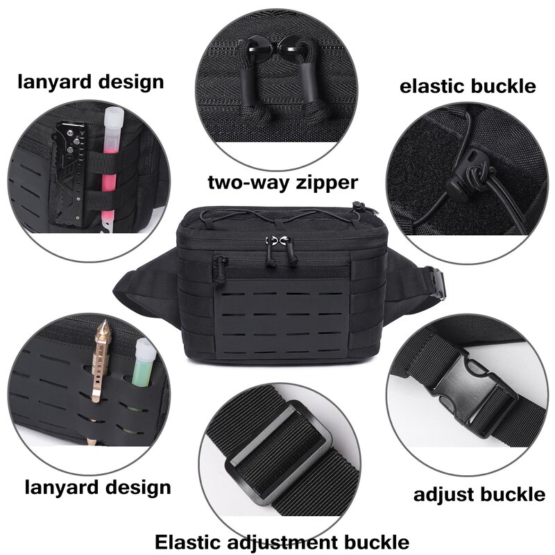 Sport Outdoor Taille Pack Tactical Sling Tasche Wandern Fanny Pack Fishing Tackles Sling Rucksack Wandern Fanny Taille Pack