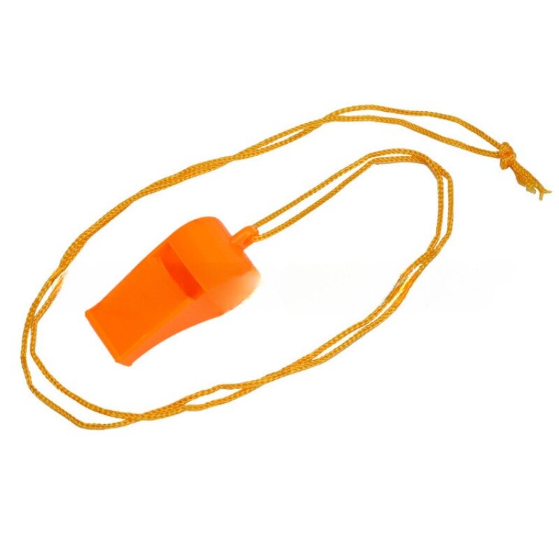 Спортивный Портативный громкий свисток, пластиковый многофункциональный свисток с веревкой, игрушка-подарок для детей