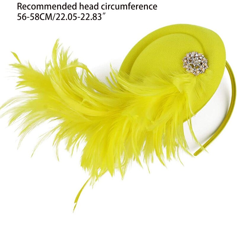 かわいい羽の形のヘアフープカーニバルカラフルなヘアホルダーパーティー帽子