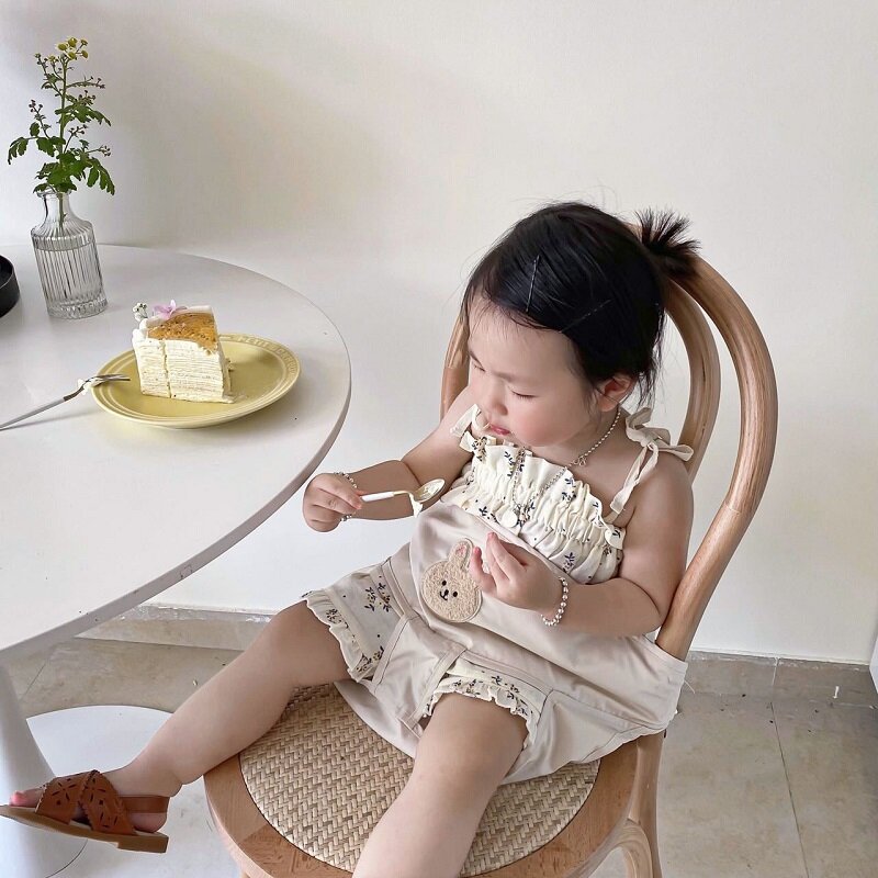 Korean Ins New Baby Portable Dining Chair Fixed With Baby Safety Tied With Children Out To Eat Artifact