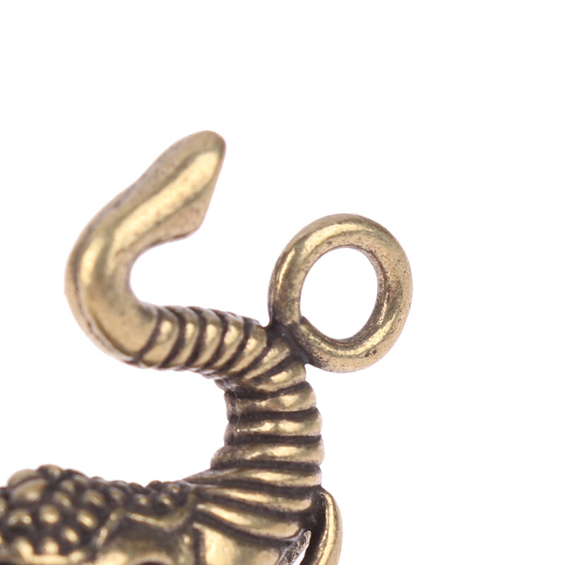 1ชิ้นนกหวีดรูปช้างโบราณจี้ฝึกเสียงแหลมทำจากทองเหลืองพวงกุญแจช่วยชีวิตกลางแจ้ง