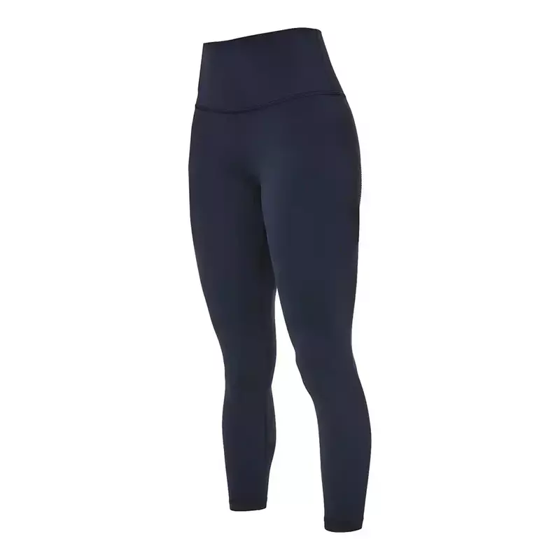 Lemon celana olahraga wanita, celana panjang Yoga pinggang tinggi kontrol perut Squat anti elastis legging kebugaran ketat