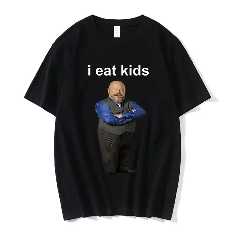 T-Shirt da donna Eat Tops Y2k T-Shirt Kids I Eat Men Bertram maglietta allentata Casual a maniche corte top Harajuku Streetwear
