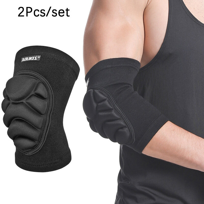 1Pairs Foam Elbow Pads Anti-collision Sports Roller Skating Anti-fall Volleyball Riding Street Dance Elbow Protector