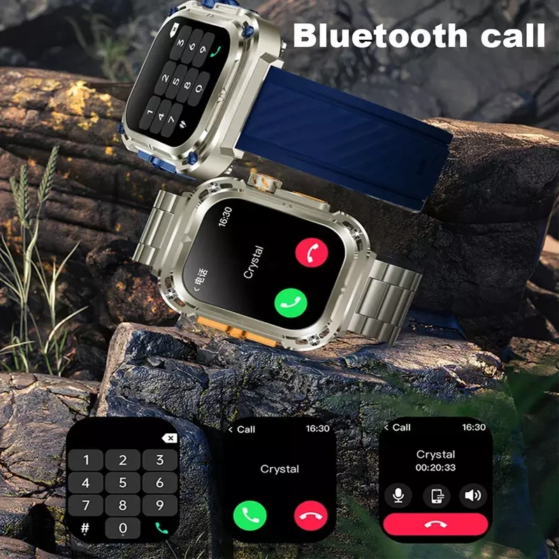 Z85 Max Outdoor Smart Watch Men 2.04 Inch GPS Track NFC/Games/Air Pressure/Gradient Second Hand/Zanzhu/Qibla Fucntion Smartwatch