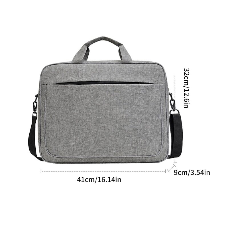 กระเป๋า กระเป๋าโน๊ตบุ๊คกระเป๋าถือ 15.6 นิ้วแล็ปท็อปเอกสารกระเป๋าคอมพิวเตอร์