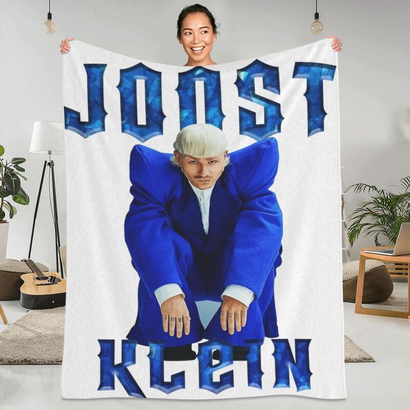 ผ้าห่มผ้าห่มอบอุ่นสำหรับปิคนิคนักร้อง Joost Klein แบบยุโรปผ้าสักหลาดอ่อนคลุมเตียงโซฟาห้องนั่งเล่น