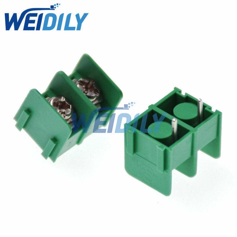 10Pcs KF7.62-2P 7.62Mm Toonhoogte Connector Pcb Schroefklemmenblok Connector 2pin 300V 20A 22-12AWG
