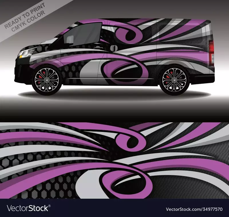 Pickup Cool Car Graphic Decal Full Body Racing Vinyl Wrap Car Full Wrap Sticker Decorative Car Decal Length 400cm Width 58cm