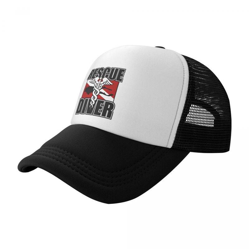 قبعة سائقي الشاحنات والغوص قابلة للتعديل للرجال والنساء ، قبعة بيسبول لغواص الإنقاذ المخصص ، الرياضة ، الربيع
