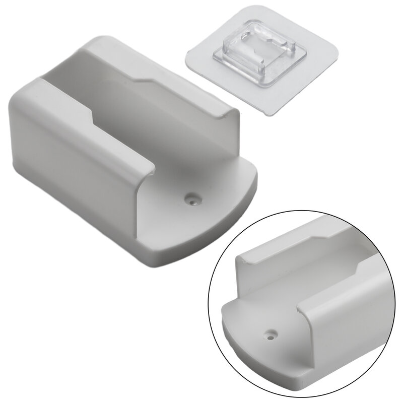 1pc bianco universale bianco condizionatore d'aria supporto per telecomando scatola di immagazzinaggio a parete 10x6.5x4cm Set di parti