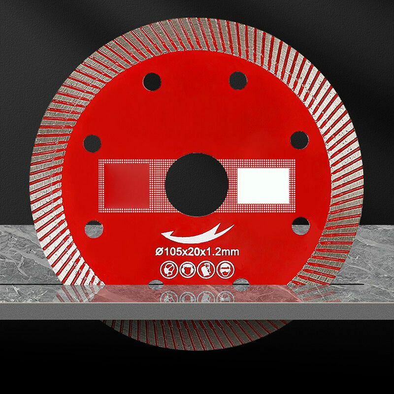 Ultra-fine Corrugated Tile Cutting Discs Master For Stone Porcelain Tile Ceramic Dry Wet Cutting Saw Blade Diamond Cutting Disc