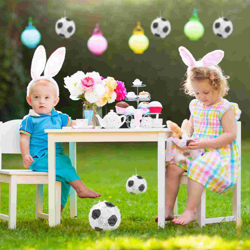 Balón de fútbol piñata fiesta de cumpleaños, decoración de Piñata de fútbol, suministros de fiesta de cumpleaños temáticos deportivos