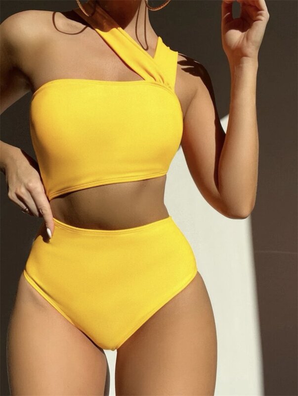 2 Piece Printed Women's Swimsuit Underwear Bra Summer Party Beach Holiday Sexy Halter Top Casual Daily Hot Girl Streetwear