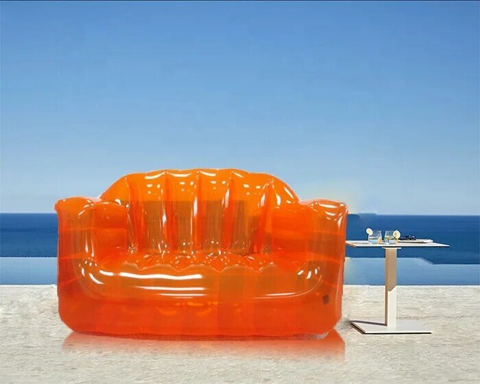Günstiger Preis Sofa Cama aufblasbare Freizeit aufblasbare PVC Strands ofa Stühle klar aufblasbares Sofa für Lounge