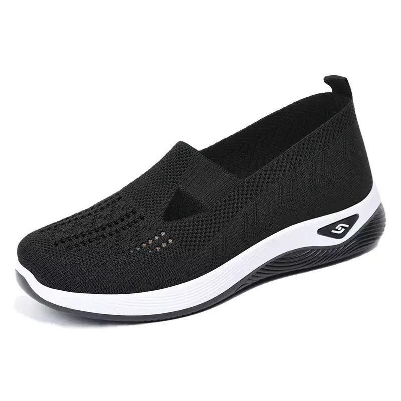 รองเท้าลำลองผู้หญิง Comfort ใหม่ฤดูร้อน2023รองเท้าพื้นนิ่มแฟชั่นระบายอากาศกลวงออกรองเท้าส้นแบนสำหรับผู้หญิง zapatos de mujer