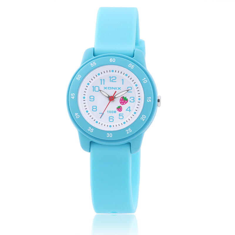 GOLDEN 2024 Boys Girls Colorful Personality Quartz Watches Sports Student Time Party Clock Wristwatch Gift Swimming Diving WC