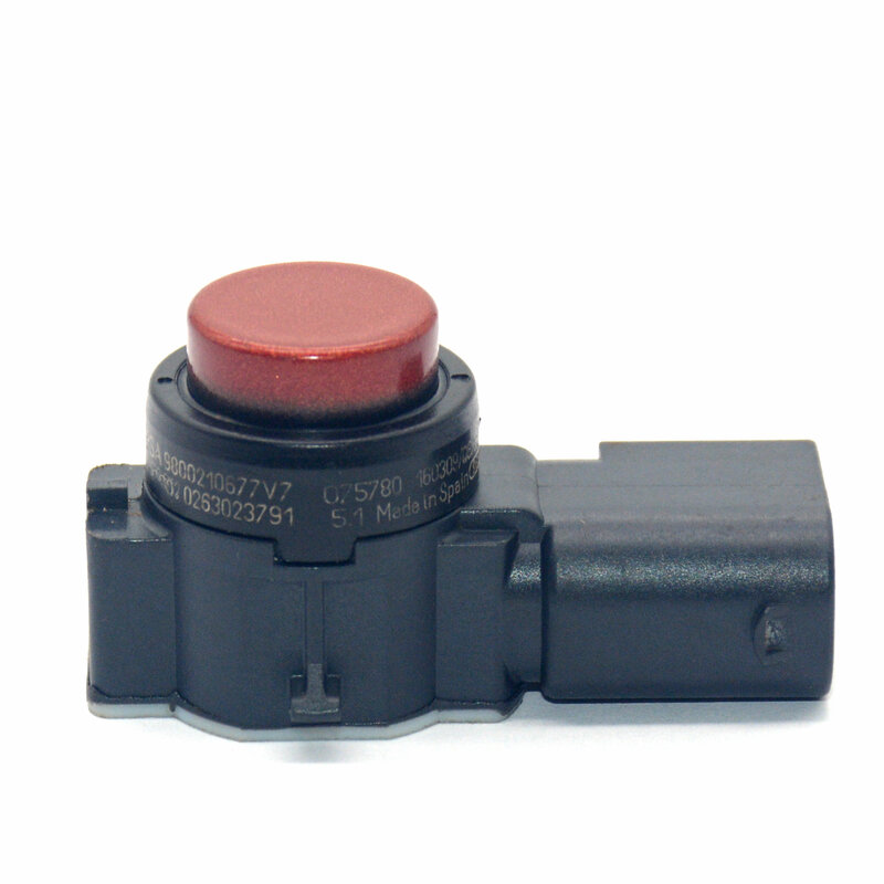 Sensor de aparcamiento PDC, Radar de Color naranja y rojo para Citroen y Peugeot, 9800210677V7