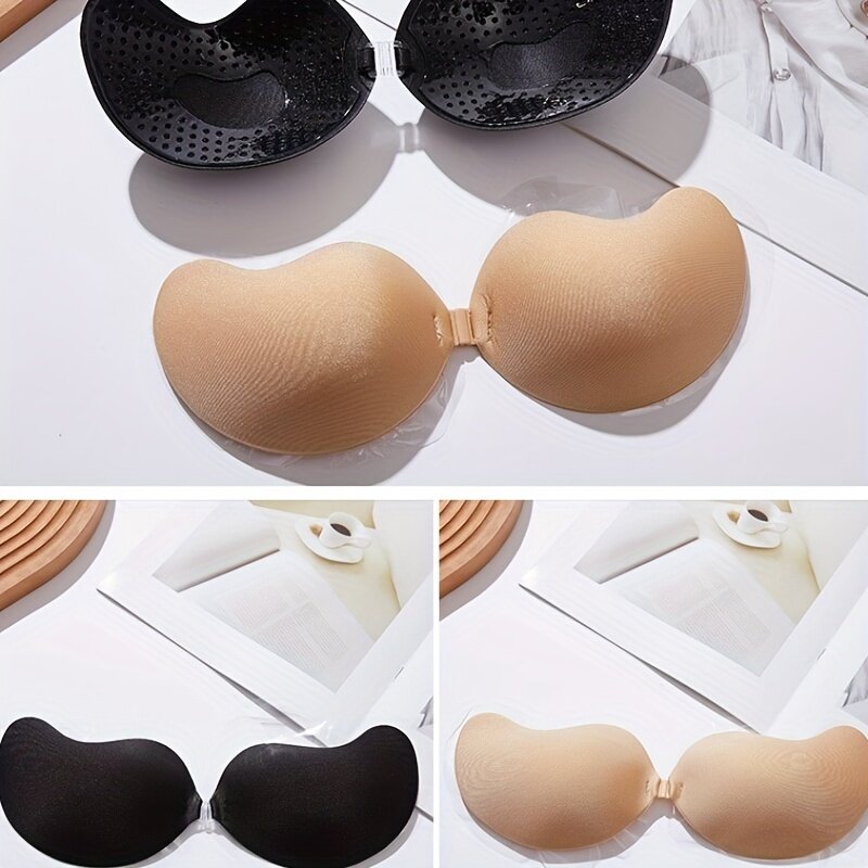 Invisible Stick-On Lift Bra, Strapless & Seamless Push Up Self-Adhesive Bra, Soft & Supportive, Women's Lingerie & Underwear