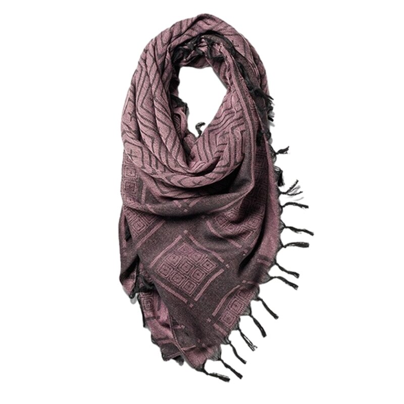 Outdoor Scarf Shawl for Men Women, Multifunctional Head Scarf Unisex Shemagh Versatile Outdoor Scarf Shawl Daily Wear