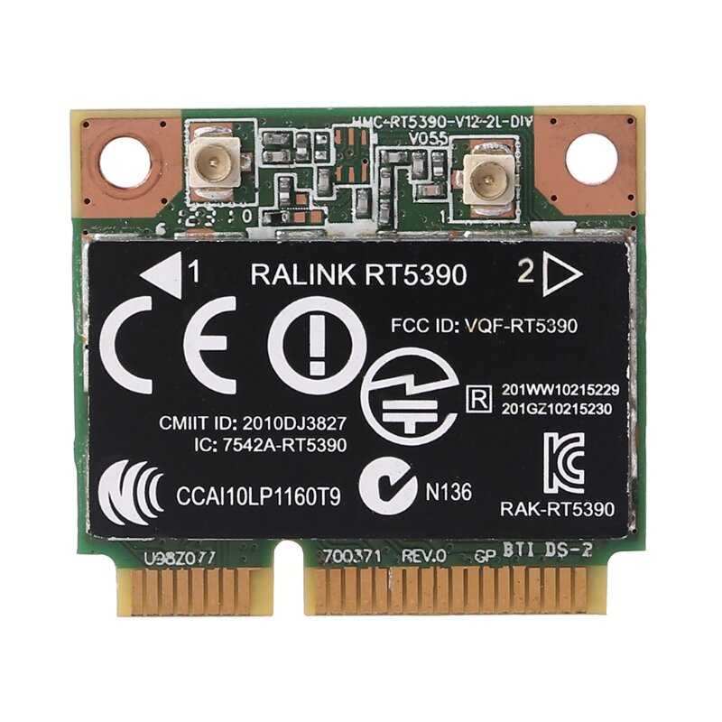 RT5390 하프 미니 PCIe Wlan 무선 카드 SPS 670691-001 RaLink HP436 CQ45 G4 4340S 4445s SPS 691415-001, 드랍쉬핑