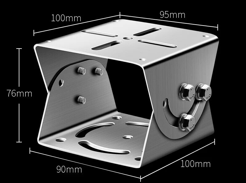 Замените Φ карданный шарнир, сталь и нержавеющая сталь, PT шарнир из алюминиевого сплава, универсальное соединение для камеры видеонаблюдения