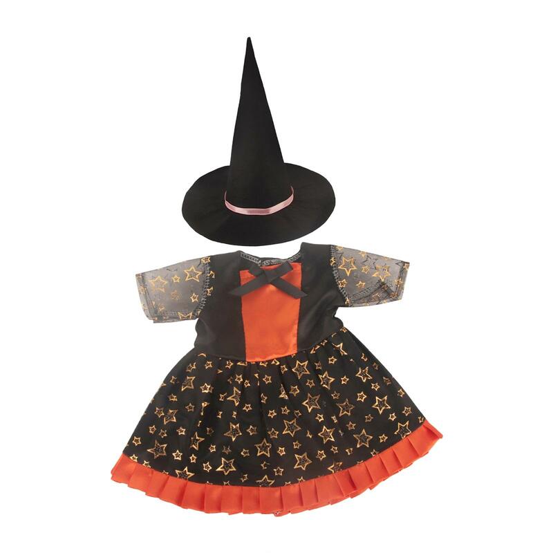 Vestido de muñeca de 18 pulgadas para niña, sombrero DIY para juego diario, juego de rol, Festival