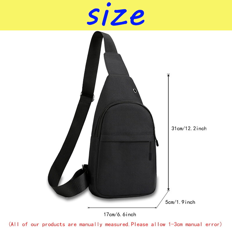 Fashion Men Chest Bag Outdoor Leisure Sports Mobile Phone Wallet Organizer Male Street Shoulder Crossbody Canvas Bags Fanny Pack