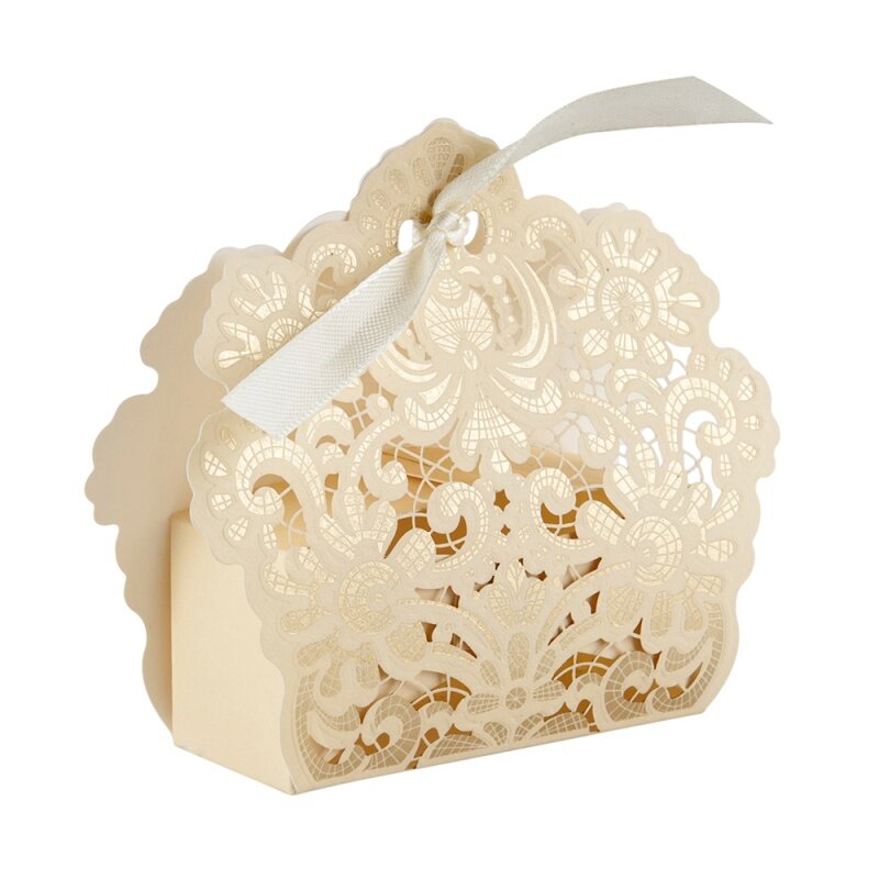 Индивидуальная продукция, Золотое Тиснение, пустотелая коробка для конфет для украшения свадебной вечеринки, подарочная упаковочная коробка