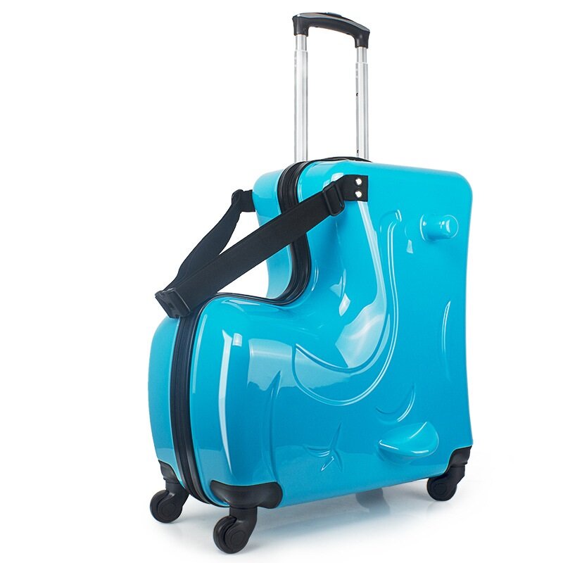 Fashion Children Rolling Luggage Spinner 20 Inch Wheels Suitcase Kids Cabin Trolley Student Travel Bag Cute Baby Carry On Trunk