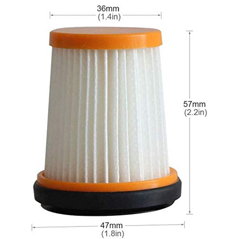 4Pack Replacement Fabric Vacuum Cleaner Filter for Shark ION W1 S87 Cordless Handheld Vacuum WV200 Compare to Part