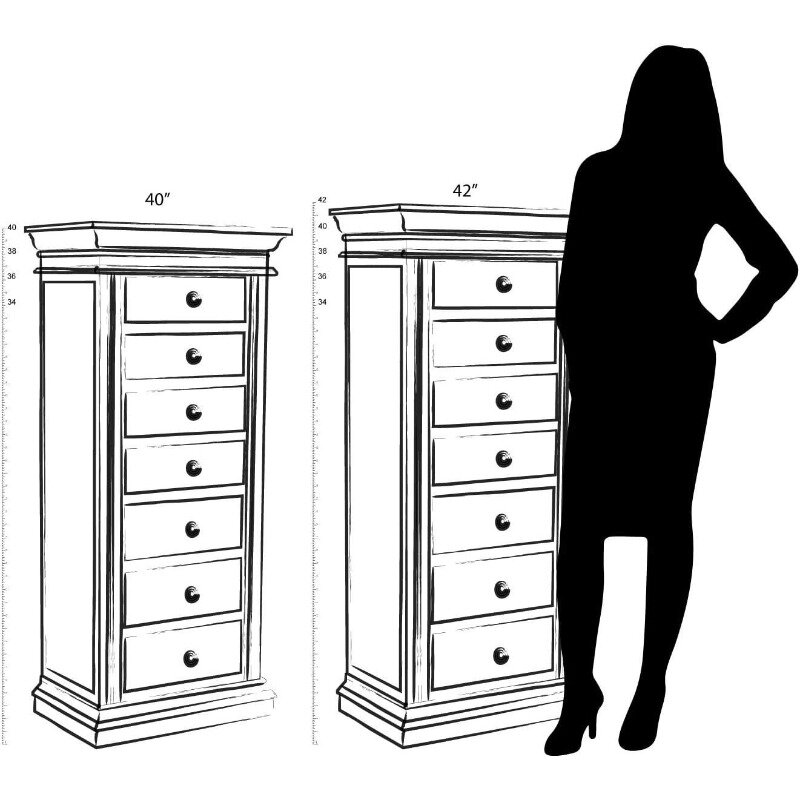Hives and Honey "Hillary Jewelry Armoire, Jewelry Boxes & Organizers