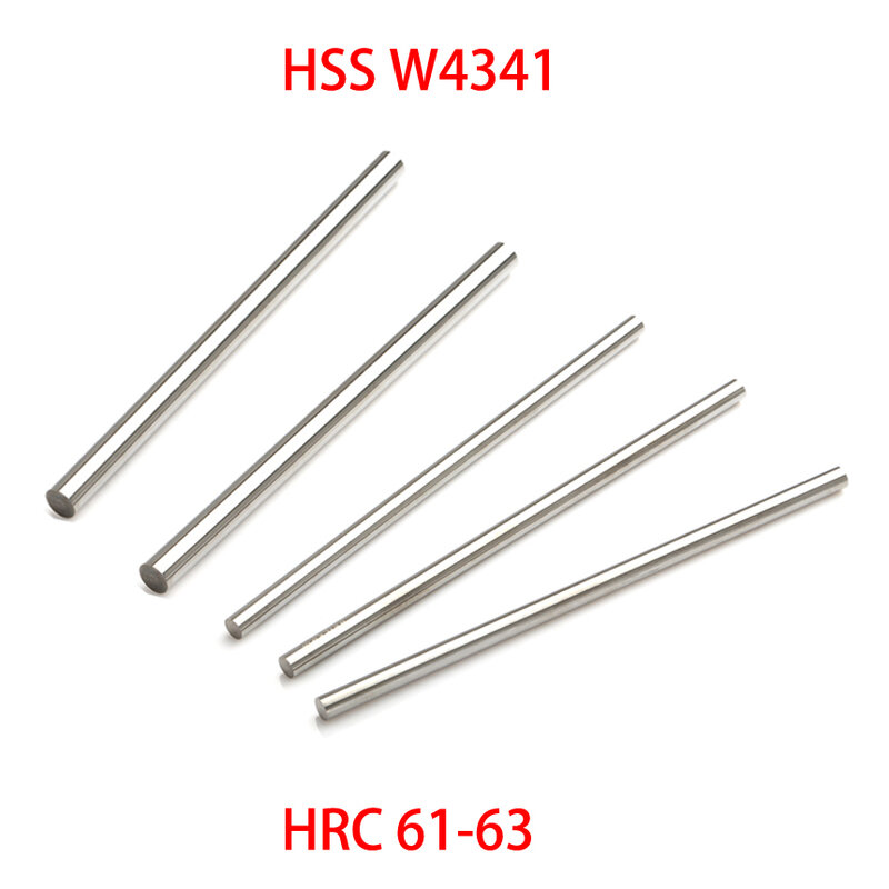 2.1mm 2.15mm 2.2mm OD 100mm Length HSS W4341 HRC61-63 Jobber Drill Bit Boring Out Round CNC Cutting Turning Lathe Tool Bar Rod
