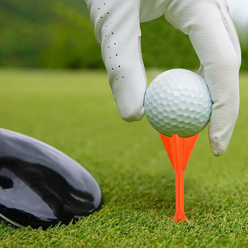 20 piezas de Golf de plástico, Color brillante, baja fricción, Ligero, portátil, corto, herramientas de entrenamiento, ayuda para práctica de Golf