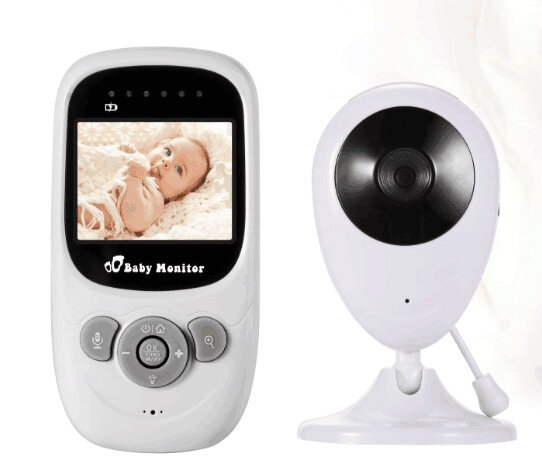 Babyfoon 2.4 Inch Draadloze Digitale Video Babyfoon Resolutie Baby Nanny Bewakingscamera Nachtzicht Temperatuur Sp880
