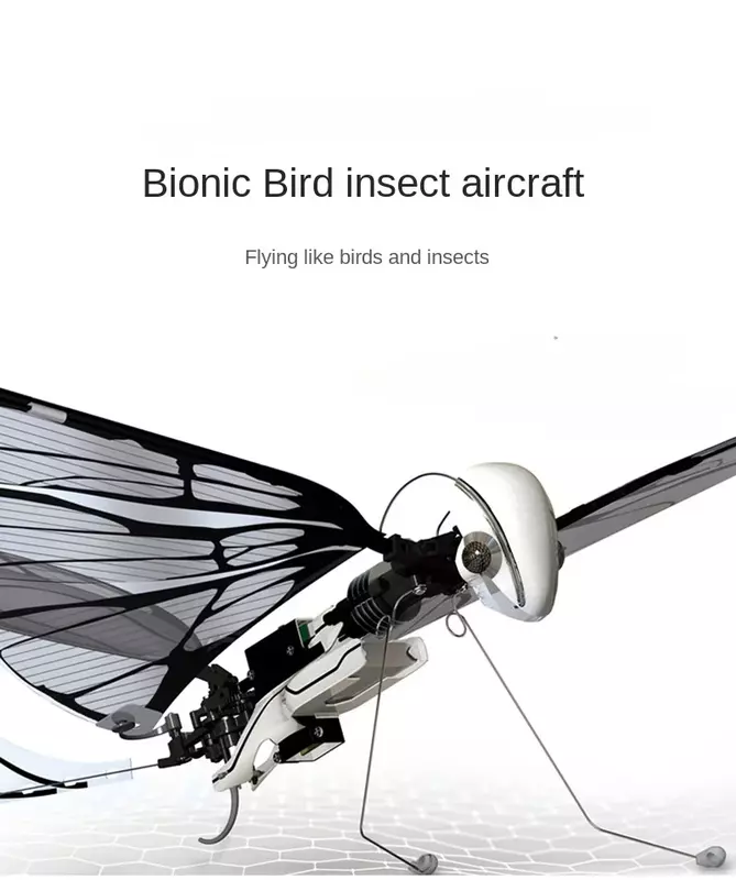 생체 모방 곤충 지능형 비행 곤충 전기 장난감, 리모컨 소형 무인 항공기