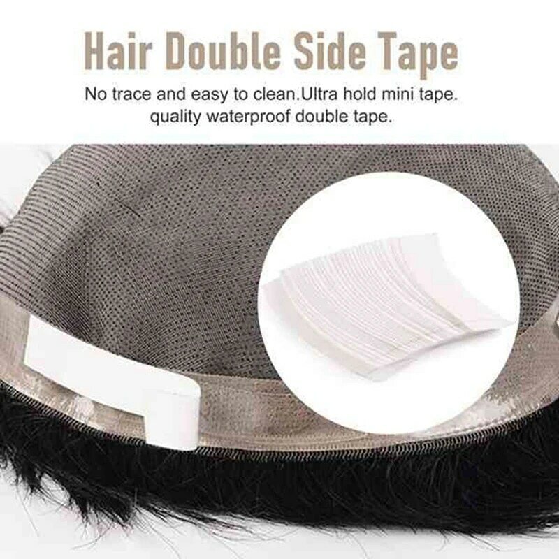 288PCS Fixed Hair Double Sided Tape Strong Adhesive Hair System Extension Strips Waterproof For Toupees/Lace Wigs, Easy To Use