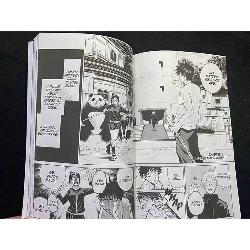 1 Book Anime Jujutsu Kaisen Japan Youth Teens Fantasy Science Mystery Suspense Manga Comic Book English Split for sale livre