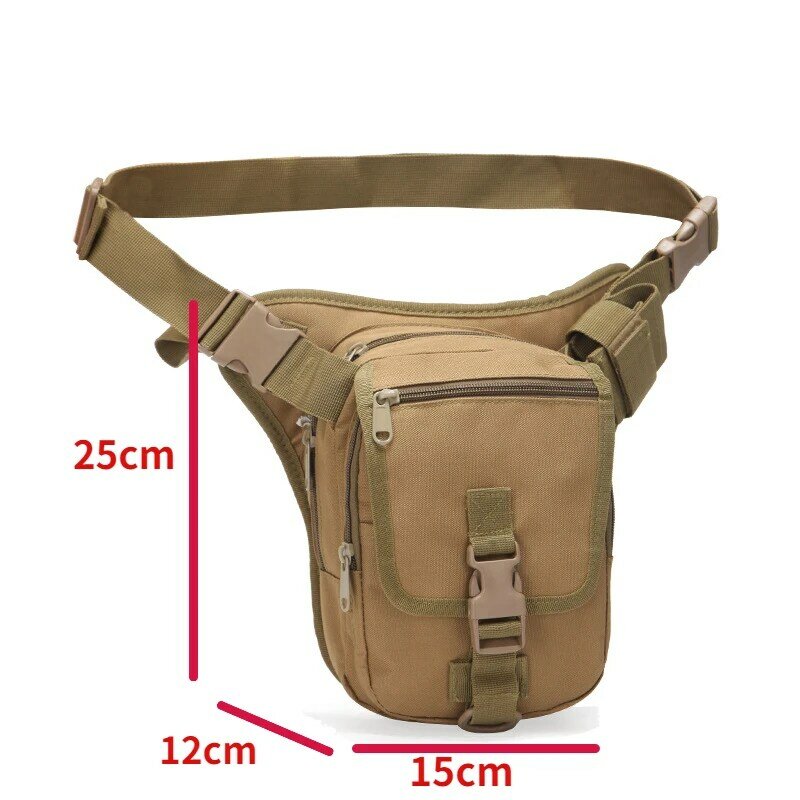 Wielofunkcyjny przenośny wędkarstwo polowanie talii paczki o dużej pojemności Outdoor Sports wodoodporne torby Miltary Tactical Camo Bags