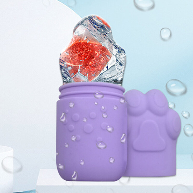 Многоразовые чашки для ледового массажа ледяное Лицо роликовый ледяной холодный массажный ролик Морозильный массажер для лица для мышечной холодной терапии уменьшение акне