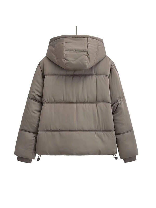 ZADATA 2023 nuova giacca parka calda da donna invernale giacca casual in cotone moda