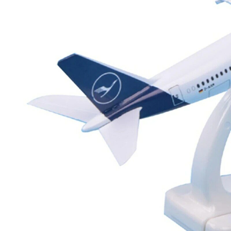 Lufthansa-Modelo de Liga e Plástico Diecast da Aviação Civil, Coleção Toy Gift, Simulação Display, Decoração, Escala 1:400