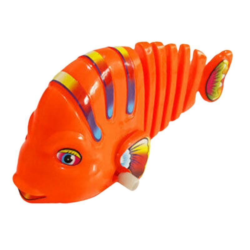 Giocattoli di pesce per bambini divertente giocattolo di pesce a orologeria per bambini giocattoli interattivi genitore-figlio per piscina o vasca da bagno