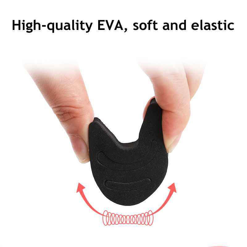 1 paio di accessori per la protezione dal dolore del cuscino di riempimento anteriore della scarpa con inserto per la punta del tallone alto da donna