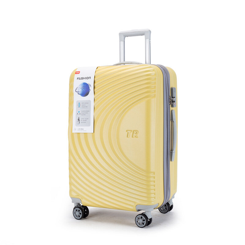 Girador bagagem mala abs trole caso saco de viagem roda de rolamento carry-on boarding bagagem viagem mala de viagem
